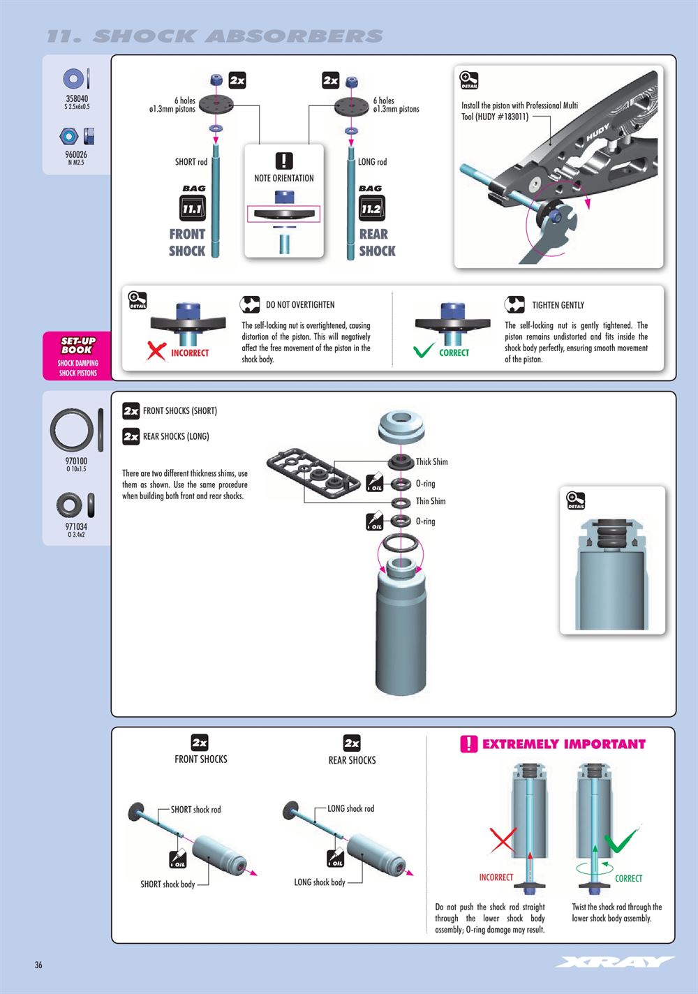 Xray - XB8E 2018 (XB8E'18) - Manual - Page 36