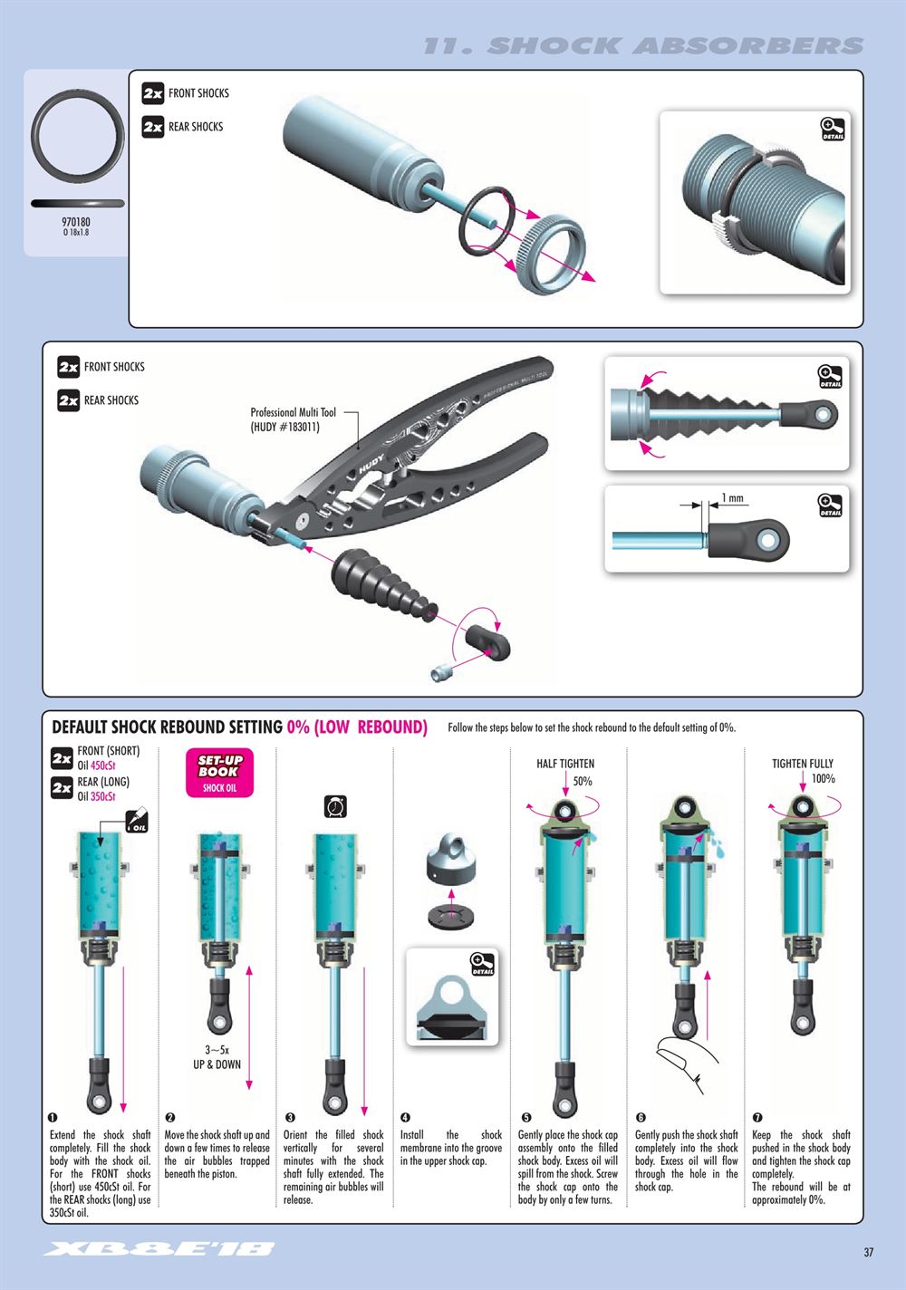 Xray - XB8E 2018 (XB8E'18) - Manual - Page 37