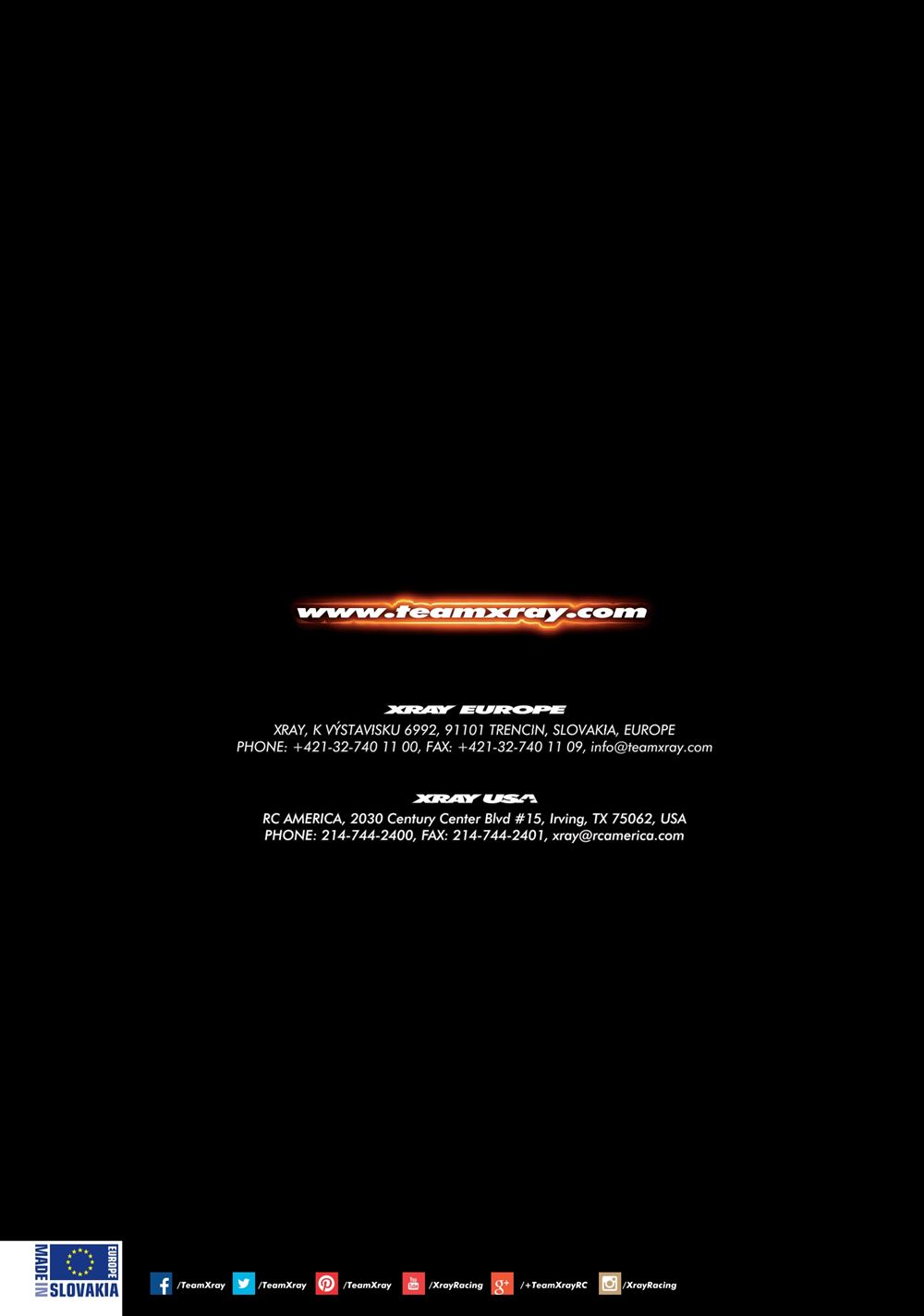 Xray - XB8E 2018 (XB8E'18) - Manual - Page 44