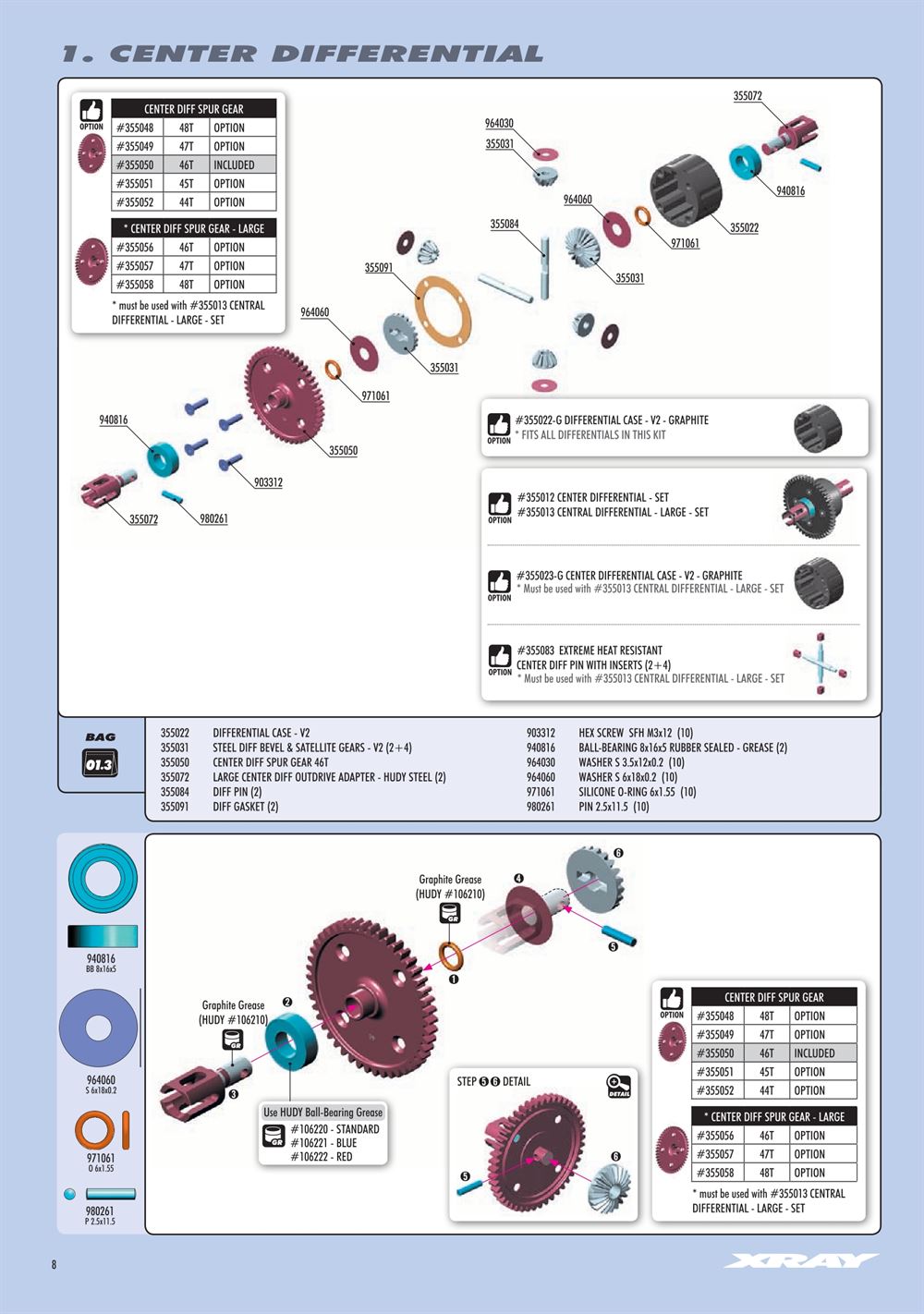 Xray - XB8E 2019 (XB8E'19) - Manual - Page 8