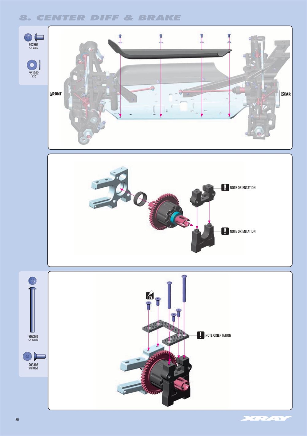 Xray - XB8E 2019 (XB8E'19) - Manual - Page 30