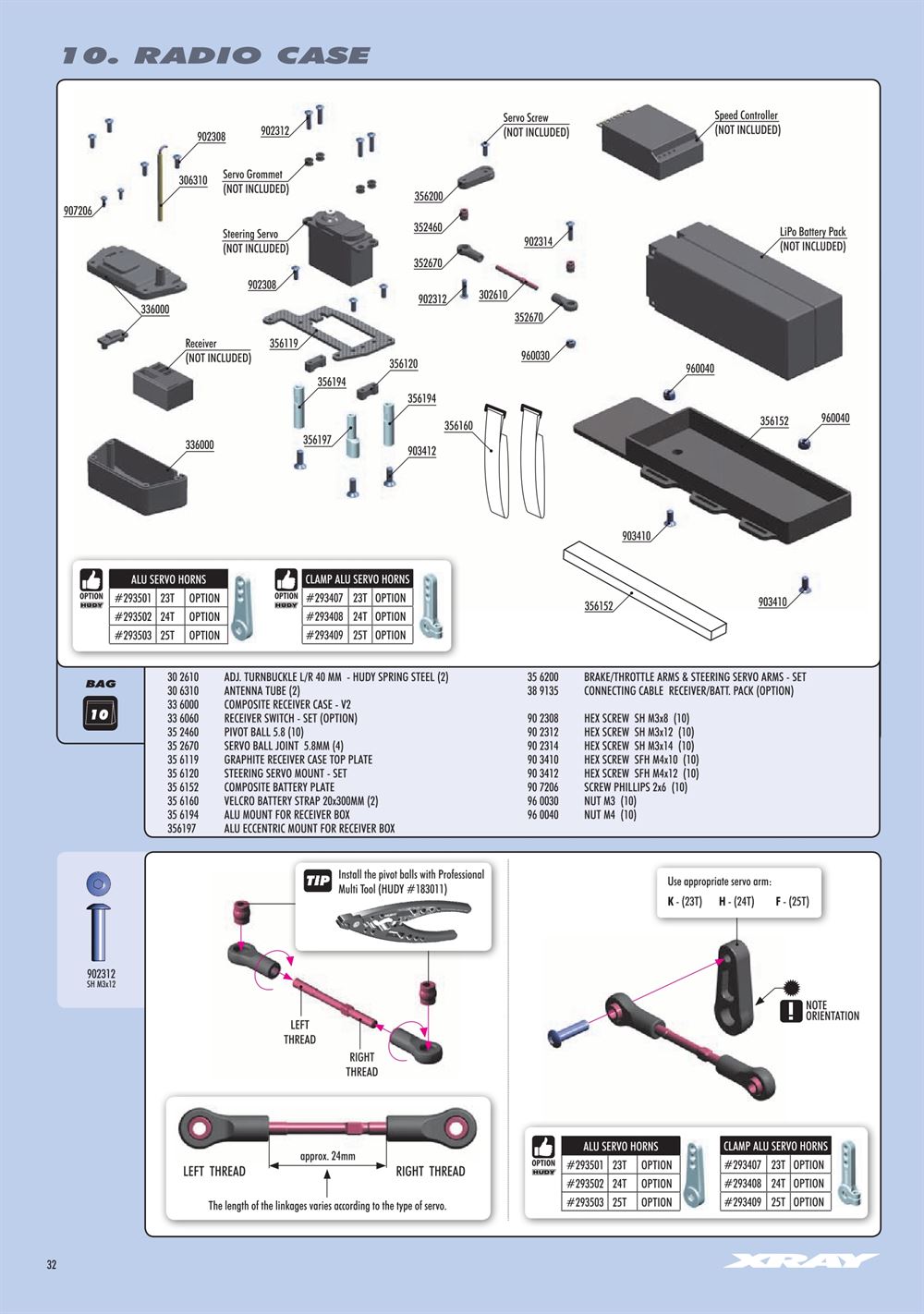 Xray - XB8E 2019 (XB8E'19) - Manual - Page 32