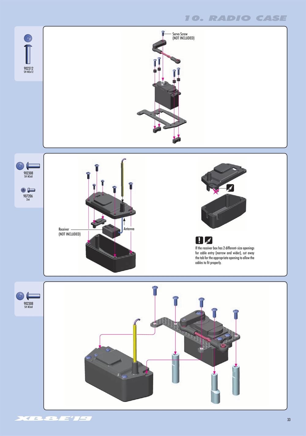 Xray - XB8E 2019 (XB8E'19) - Manual - Page 33