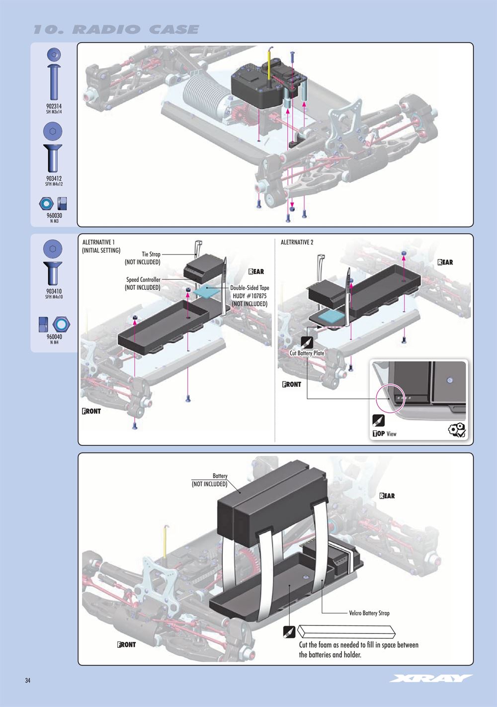 Xray - XB8E 2019 (XB8E'19) - Manual - Page 34
