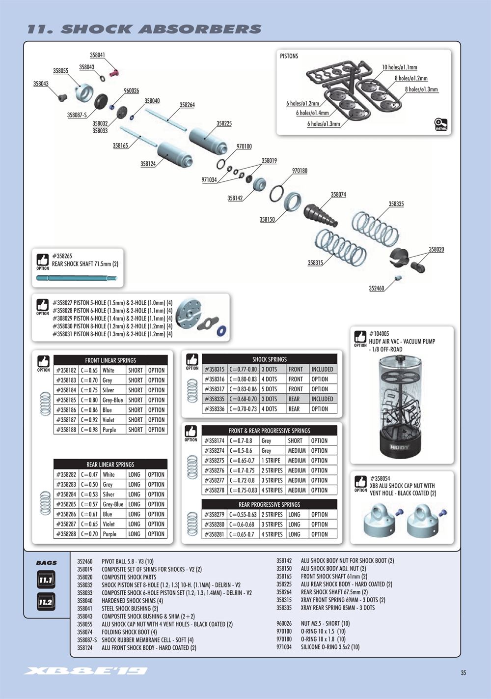 Xray - XB8E 2019 (XB8E'19) - Manual - Page 35
