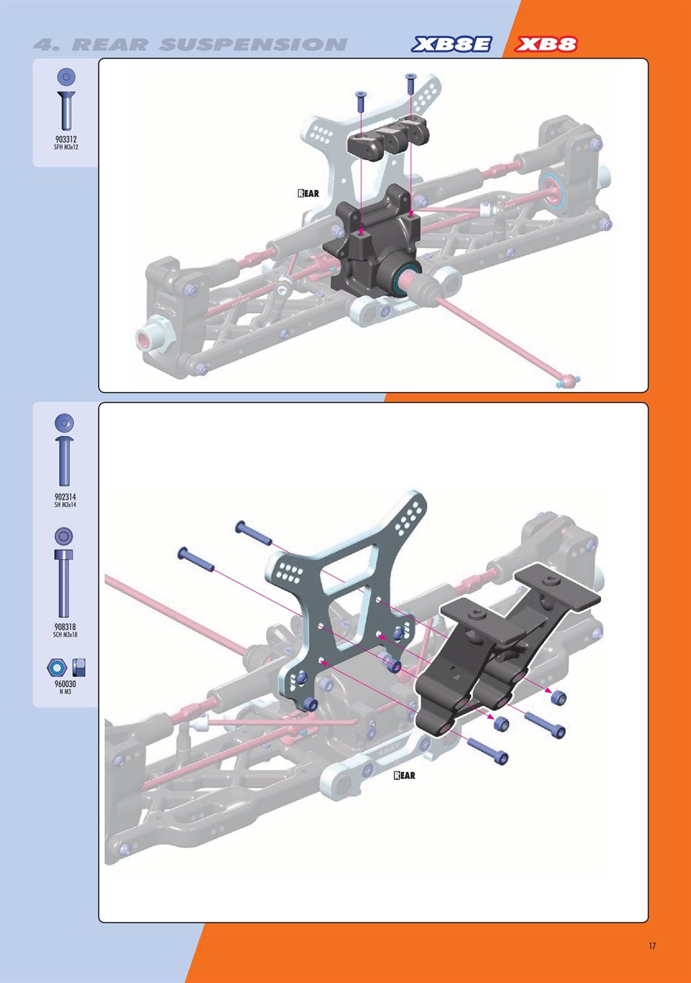 Xray - XB8E 2020 (XB8E'20) - Manual - Page 17