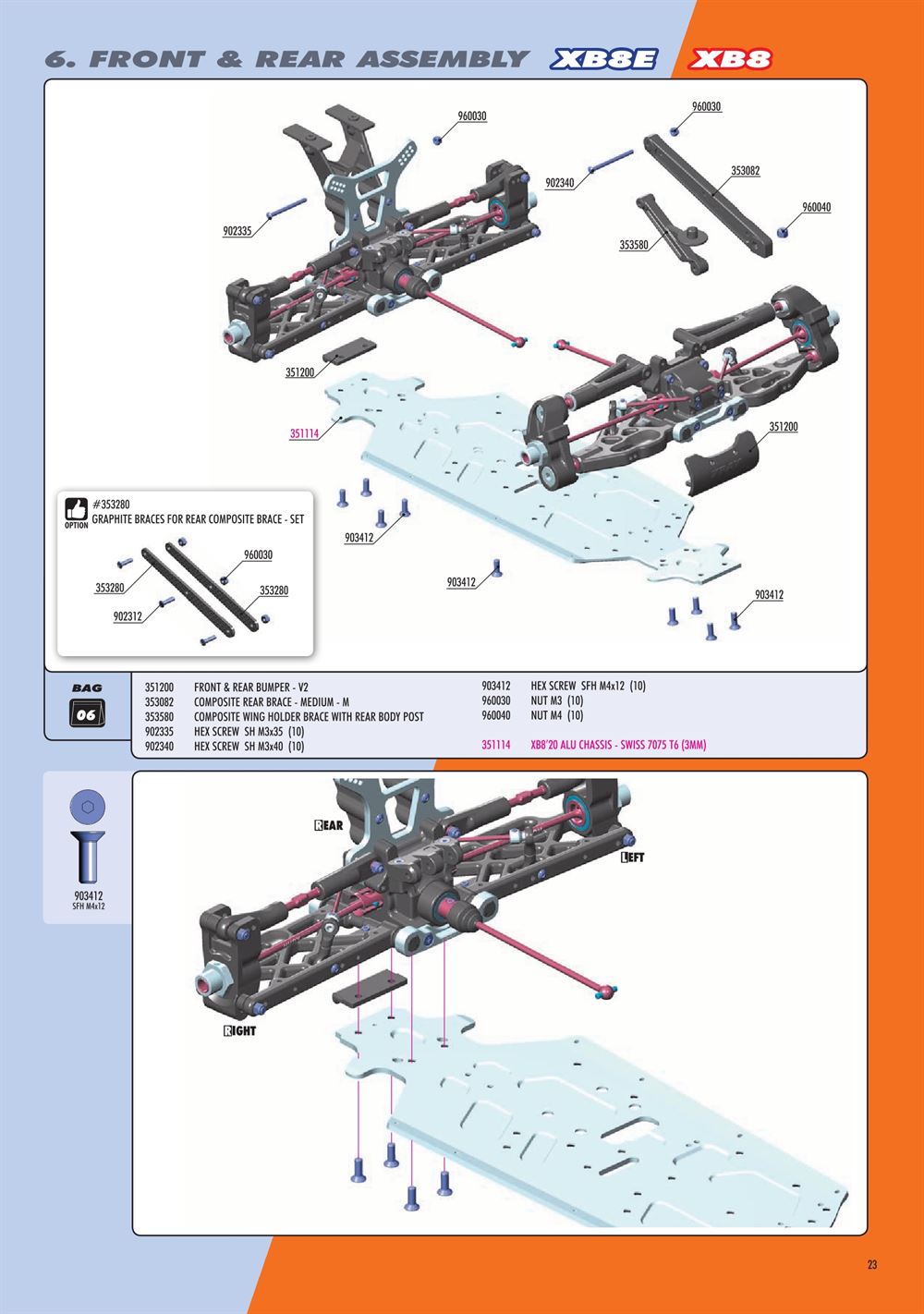 Xray - XB8E 2020 (XB8E'20) - Manual - Page 23