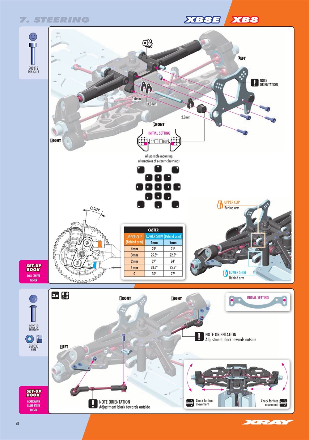 Xray - XB8E 2020 (XB8E'20) - Manual - Page 28