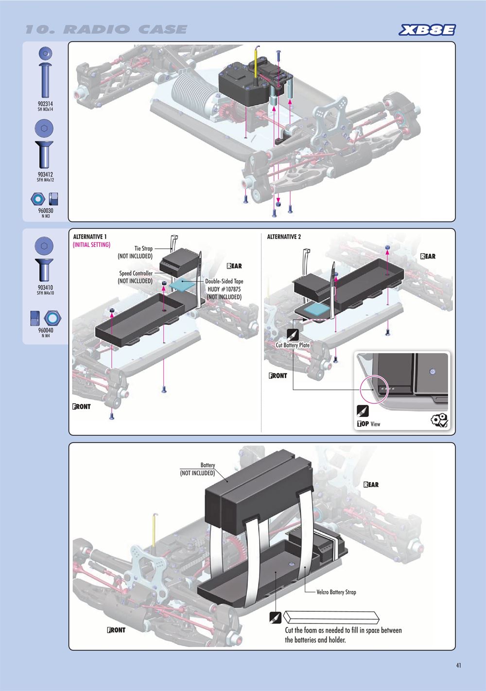 Xray - XB8E 2020 (XB8E'20) - Manual - Page 41