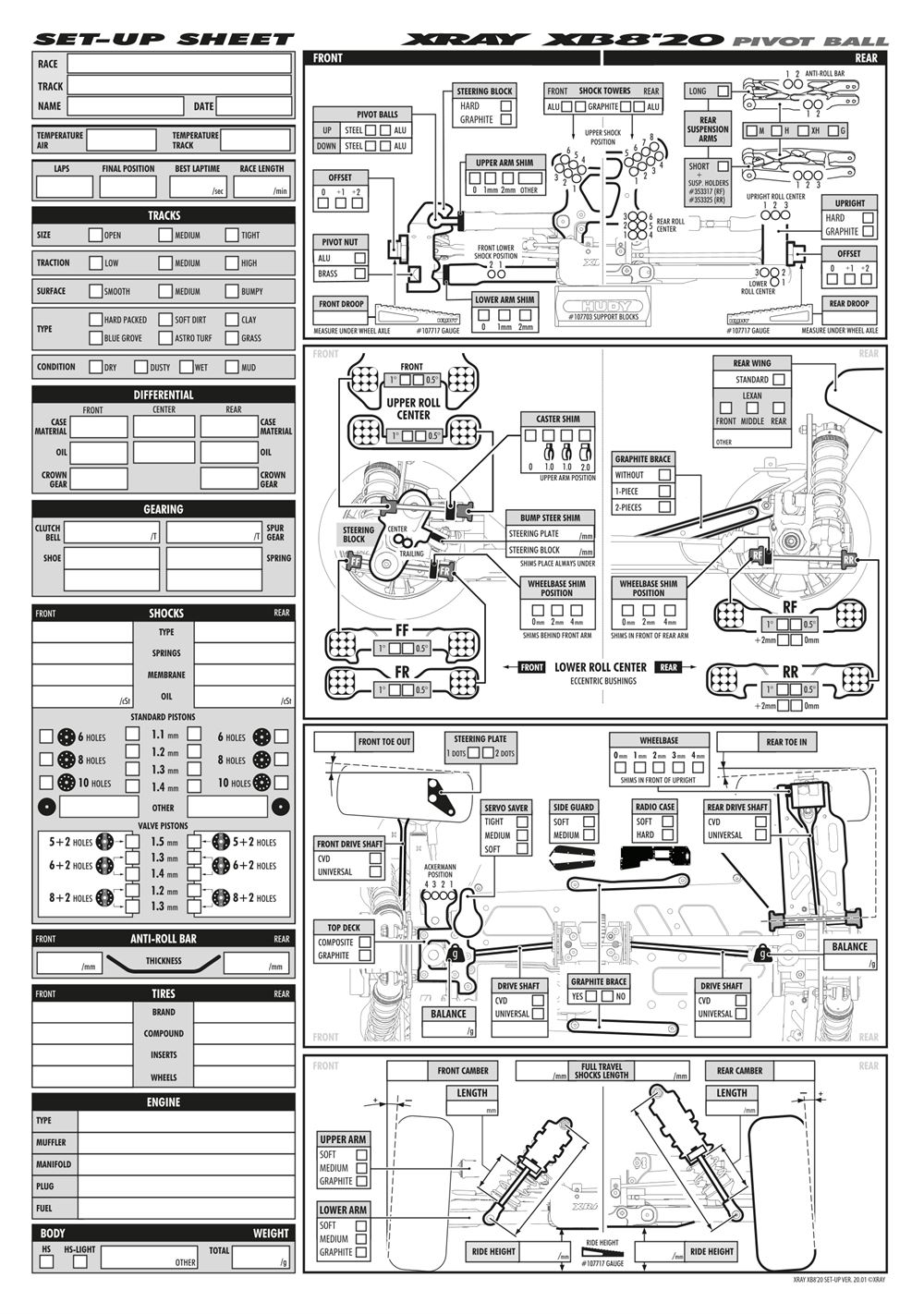 Xray - XB8E 2020 (XB8E'20) - Manual - Page 61