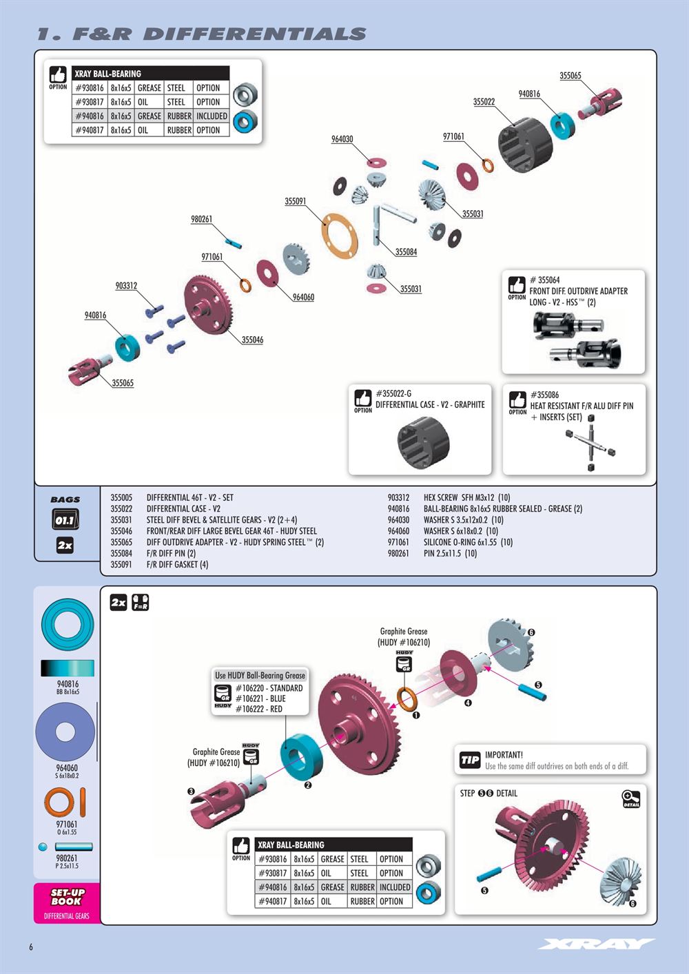 Xray - XB8E 2021 (XB8E'21) - Manual - Page 6