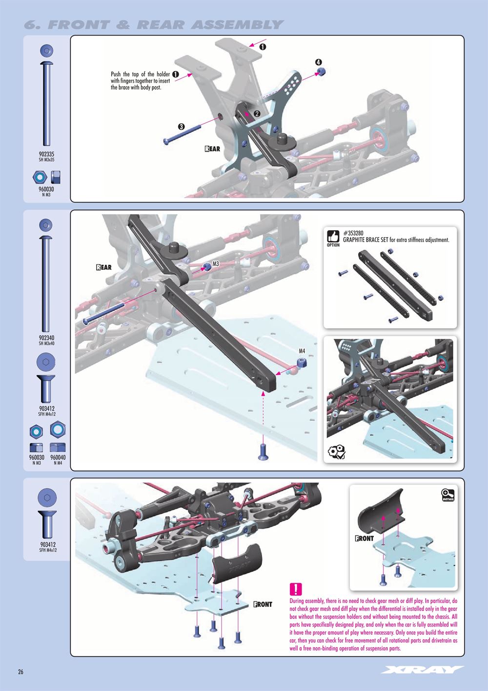 Xray - XB8E 2021 (XB8E'21) - Manual - Page 26