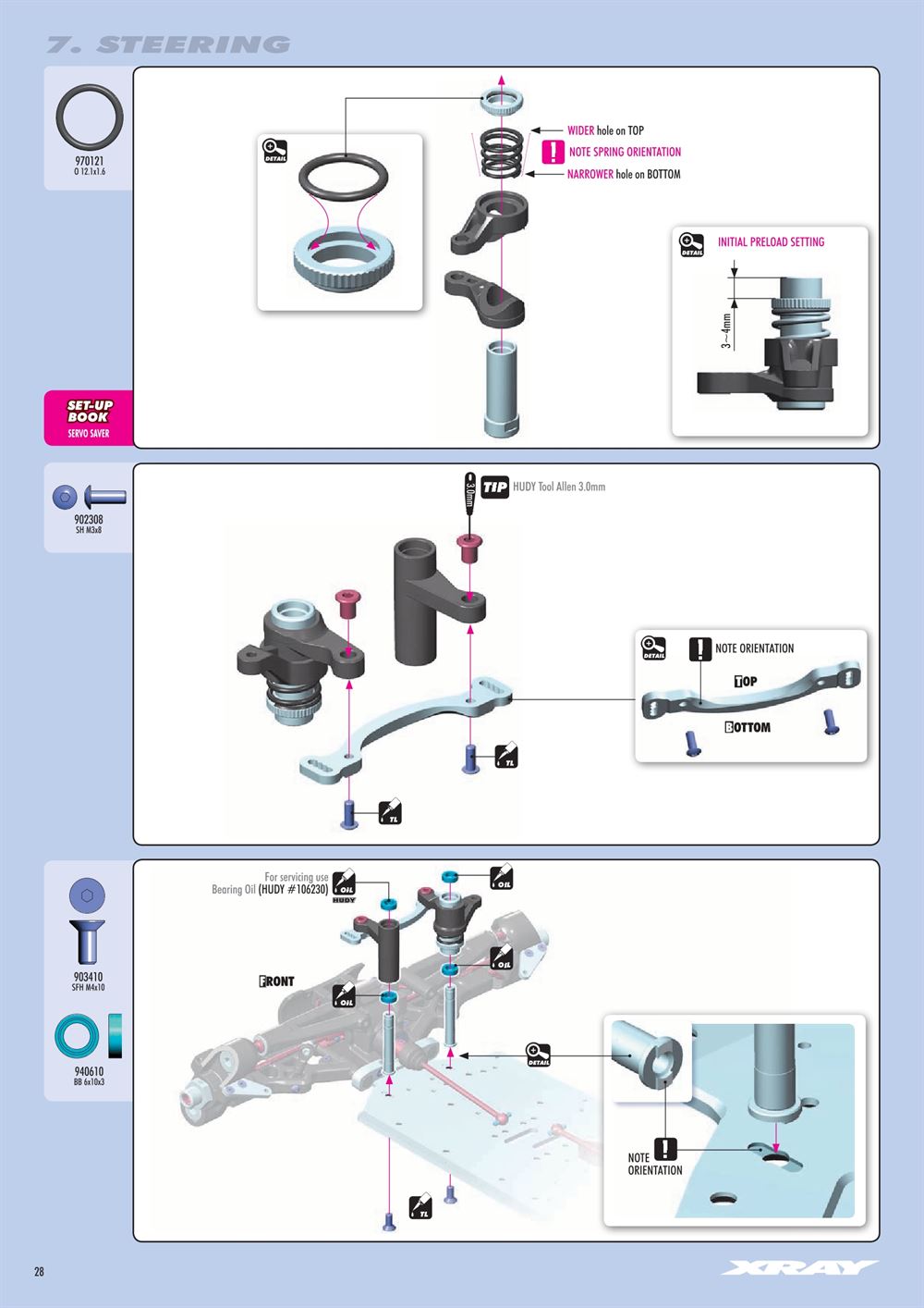Xray - XB8E 2021 (XB8E'21) - Manual - Page 28