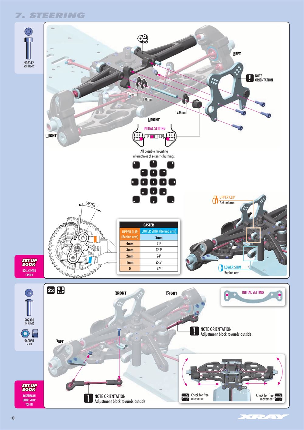 Xray - XB8E 2021 (XB8E'21) - Manual - Page 30
