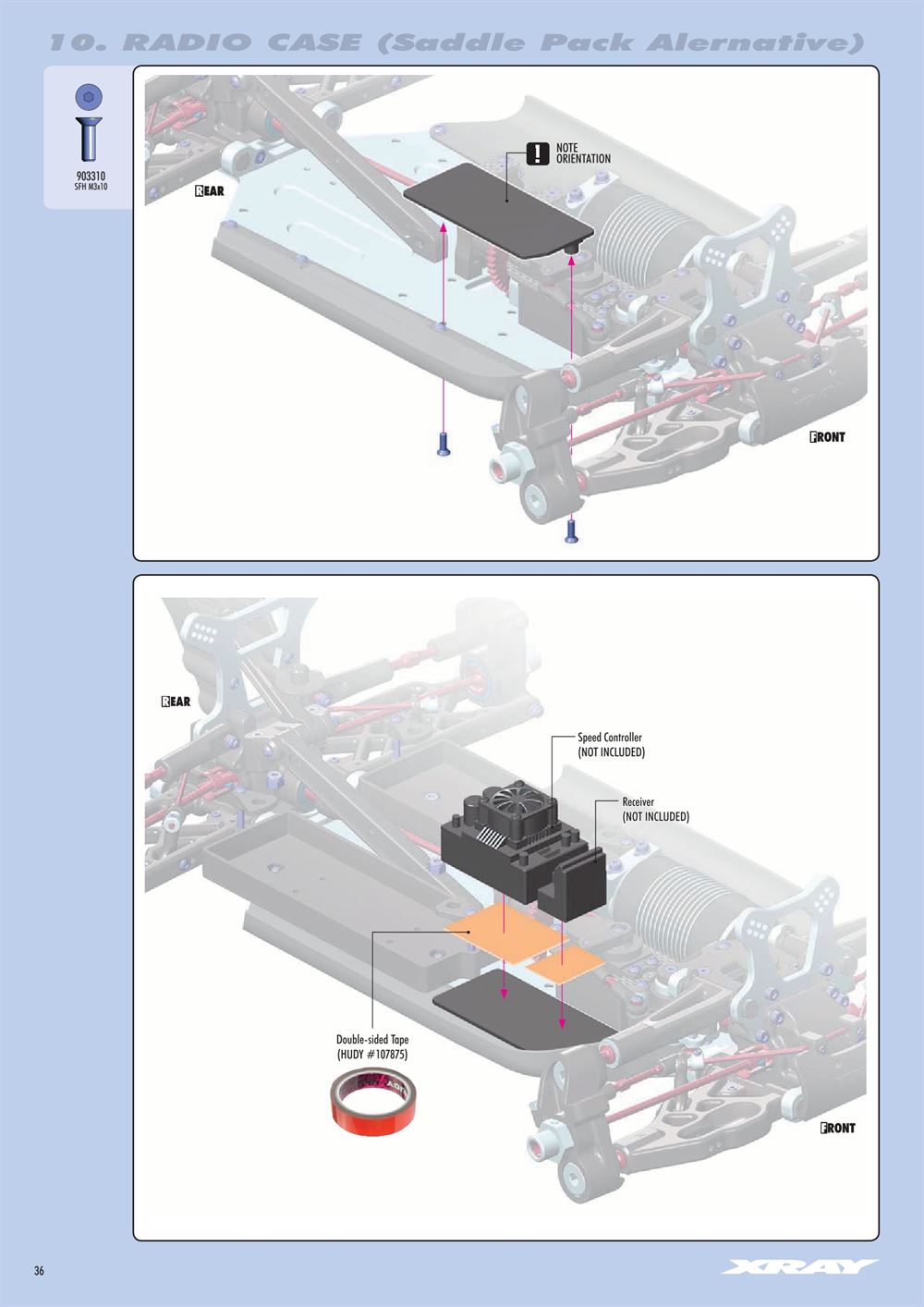 Xray - XB8E 2021 (XB8E'21) - Manual - Page 36