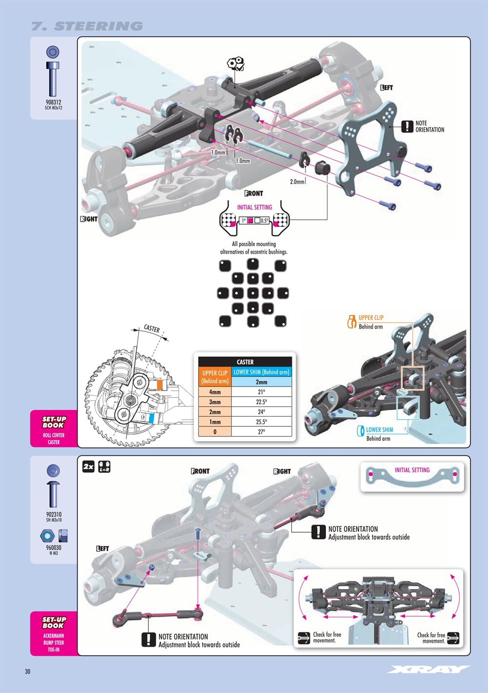 Xray - XB8E 2022 (XB8E'22) - Manual - Page 30