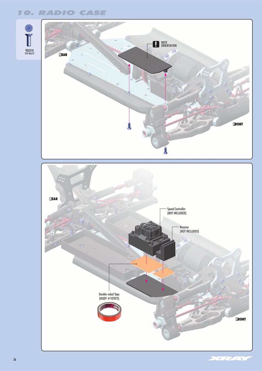 Xray - XB8E 2022 (XB8E'22) - Manual - Page 36