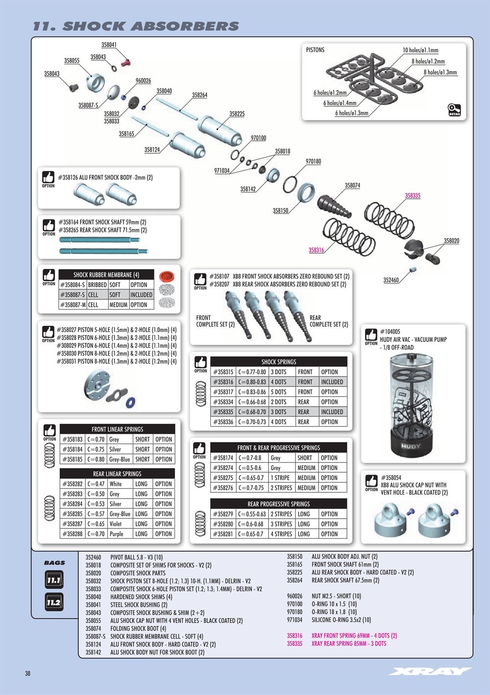 Xray - XB8E 2022 (XB8E'22) - Manual - Page 38