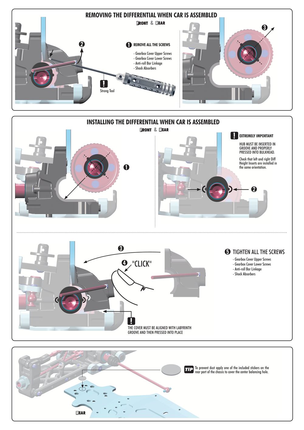 Xray - XB8E 2023 (XB8E'23) - Sup Manual - Page 2
