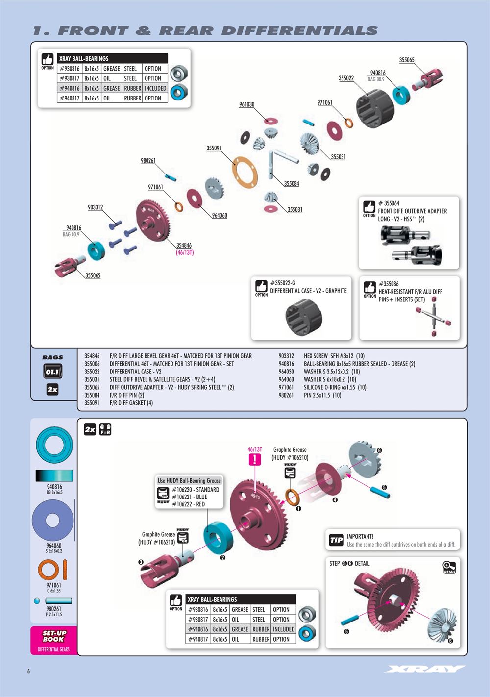 Xray - XB8E 2023 (XB8E'23) - Manual - Page 6