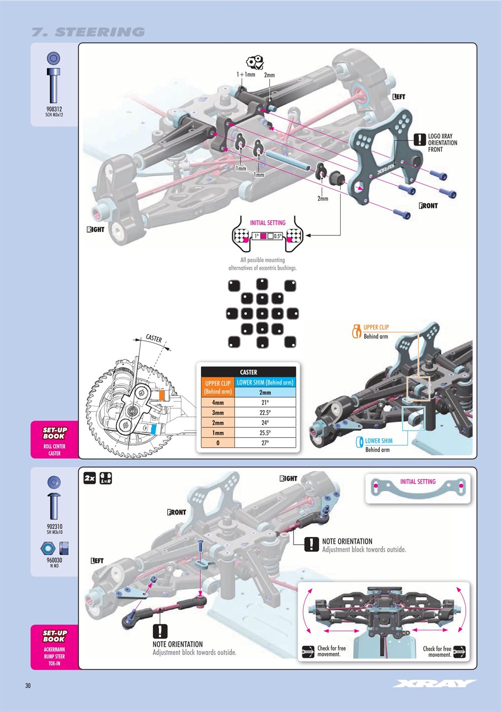 Xray - XB8E 2023 (XB8E'23) - Manual - Page 30