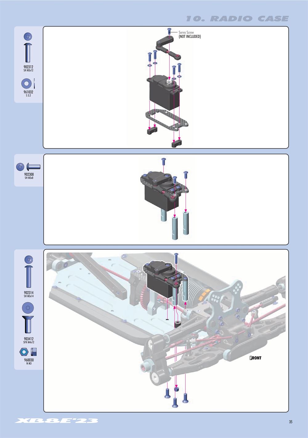 Xray - XB8E 2023 (XB8E'23) - Manual - Page 35