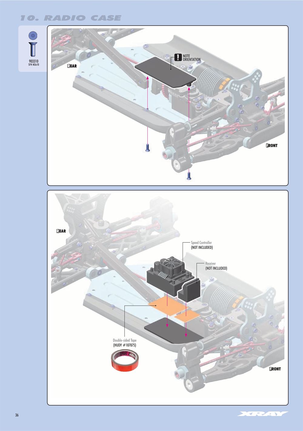 Xray - XB8E 2023 (XB8E'23) - Manual - Page 36