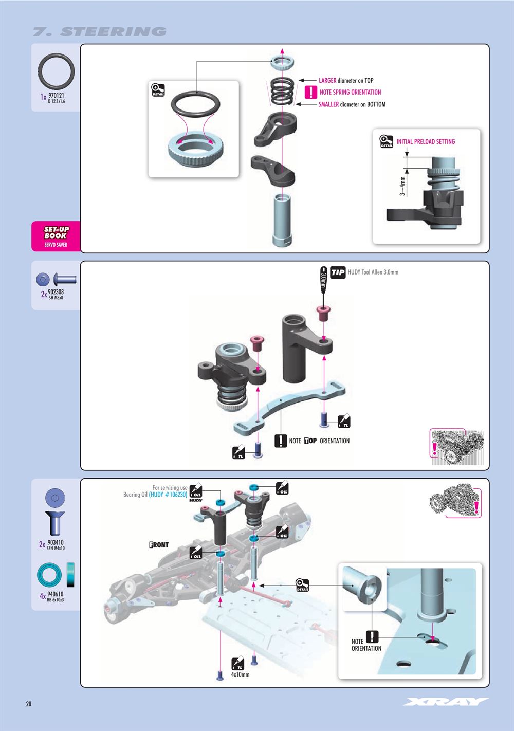 Xray - XB8E 2024 (XB8E'24) - Manual - Page 28