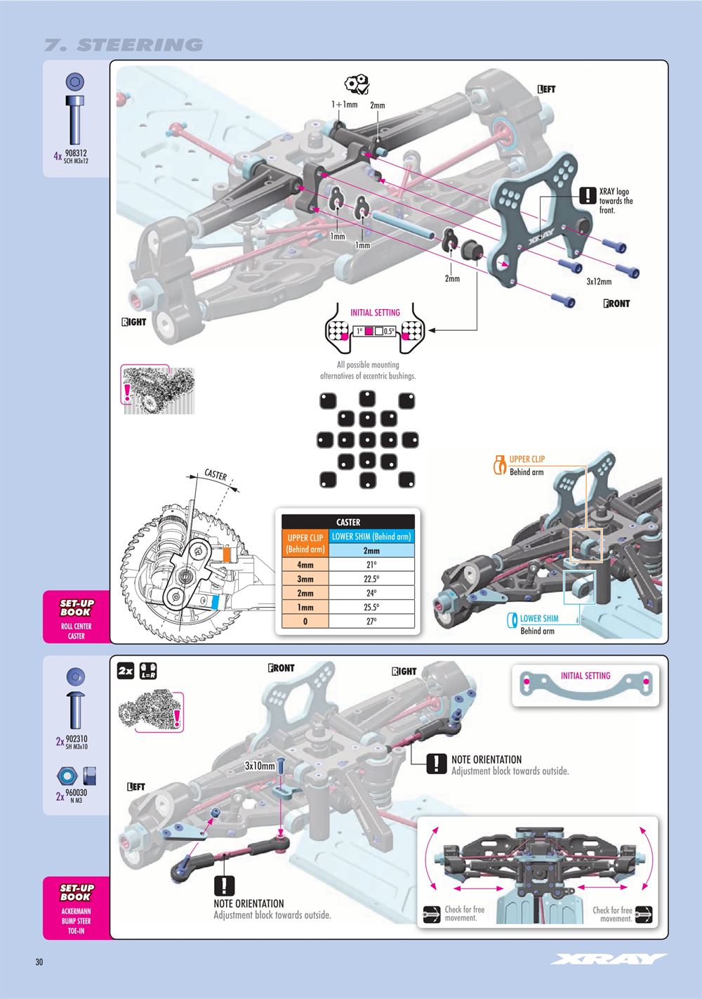 Xray - XB8E 2024 (XB8E'24) - Manual - Page 30