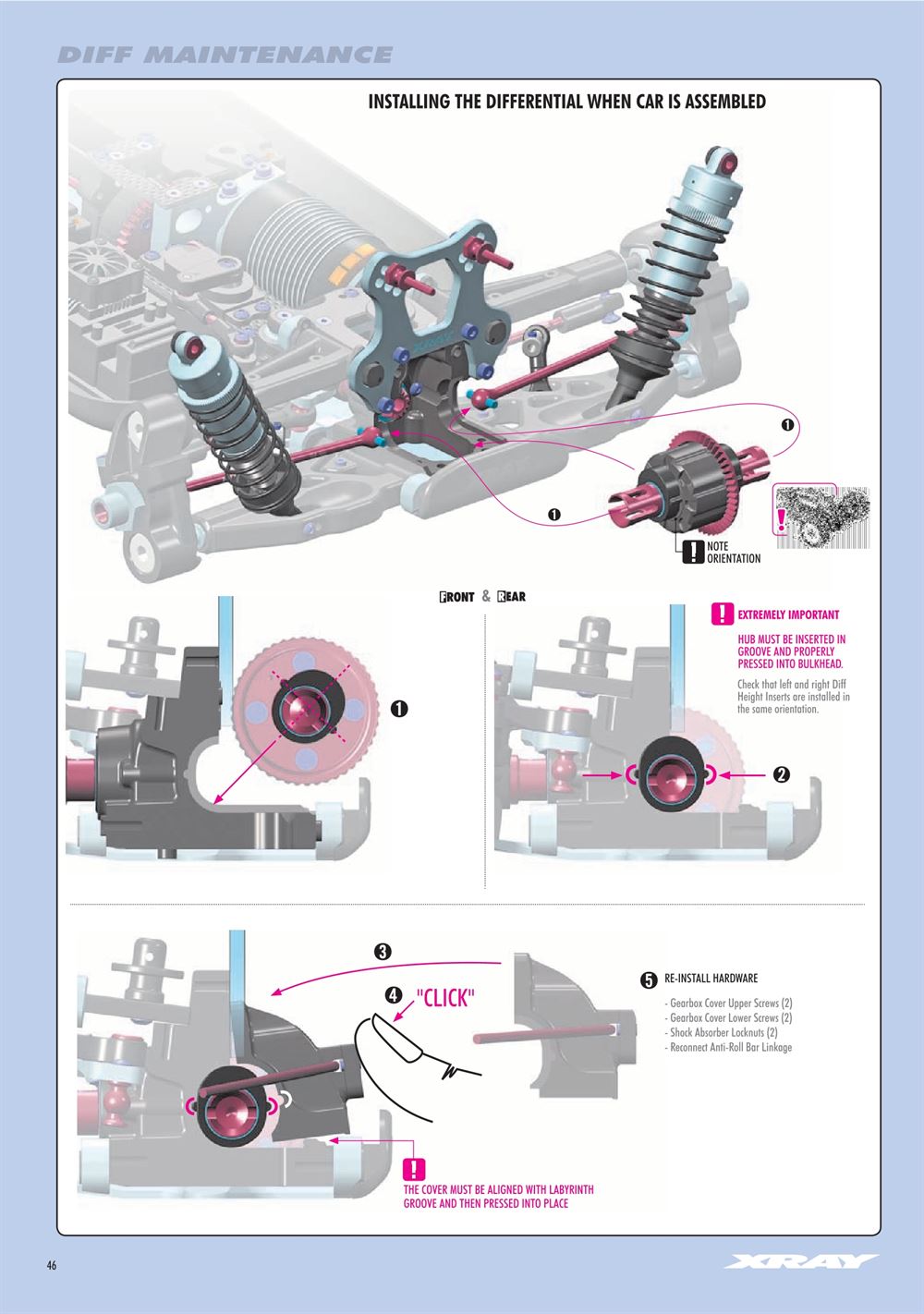 Xray - XB8E 2024 (XB8E'24) - Manual - Page 46