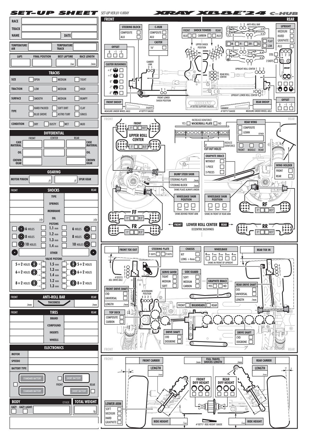 Xray - XB8E 2024 (XB8E'24) - Manual - Page 53