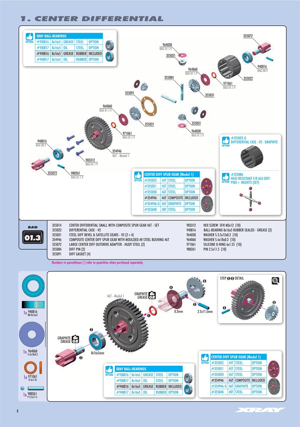 Xray - XB8E 2025 (XB8E'25) - Manual - Page 8