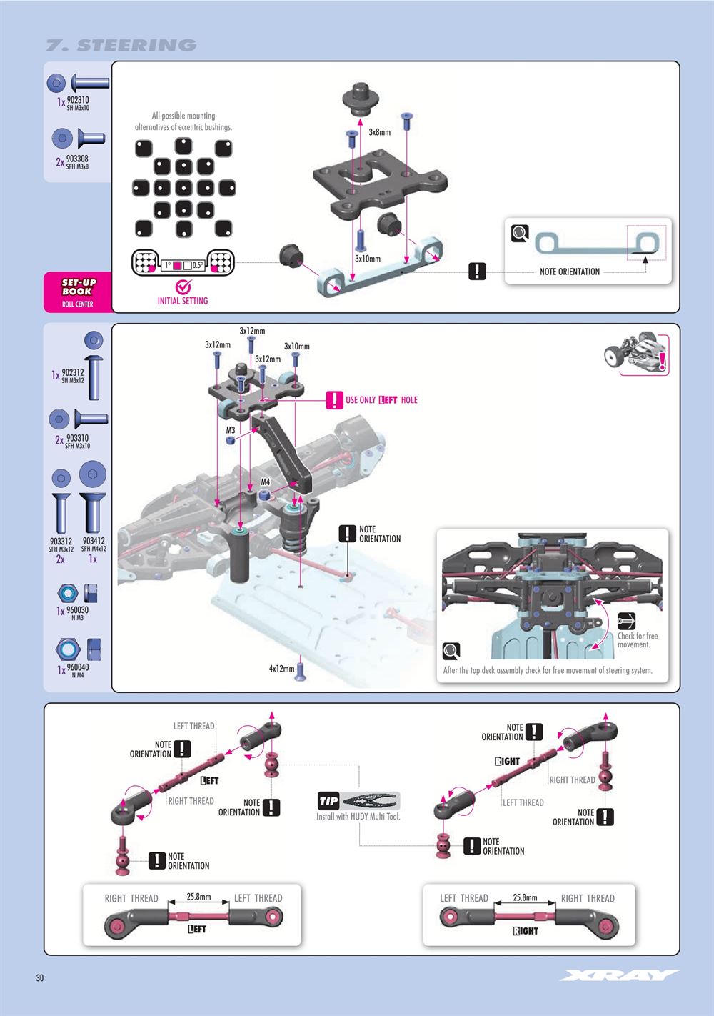 Xray - XB8E 2025 (XB8E'25) - Manual - Page 30
