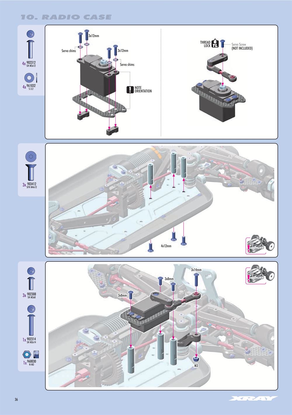 Xray - XB8E 2025 (XB8E'25) - Manual - Page 36