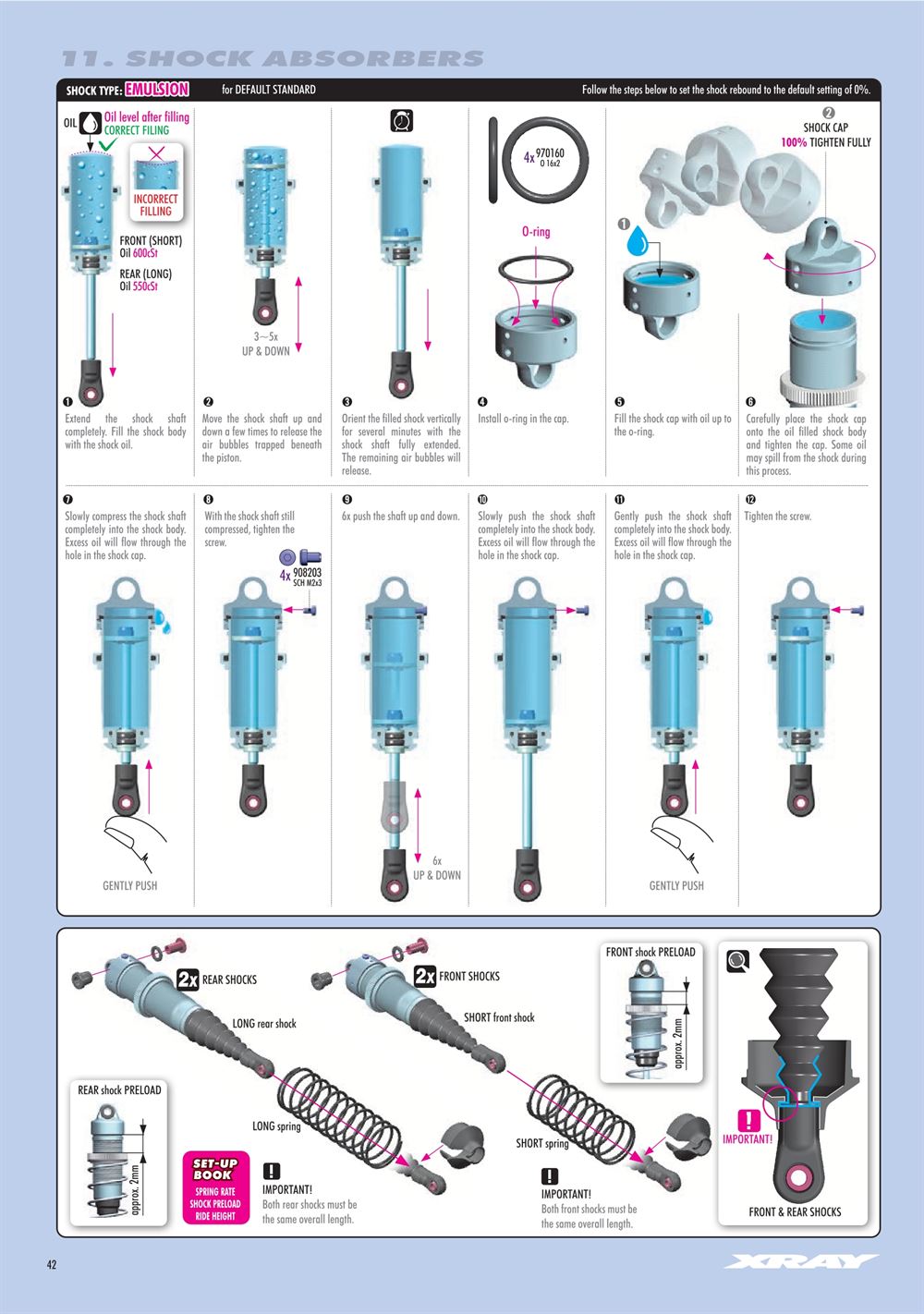 Xray - XB8E 2025 (XB8E'25) - Manual - Page 42