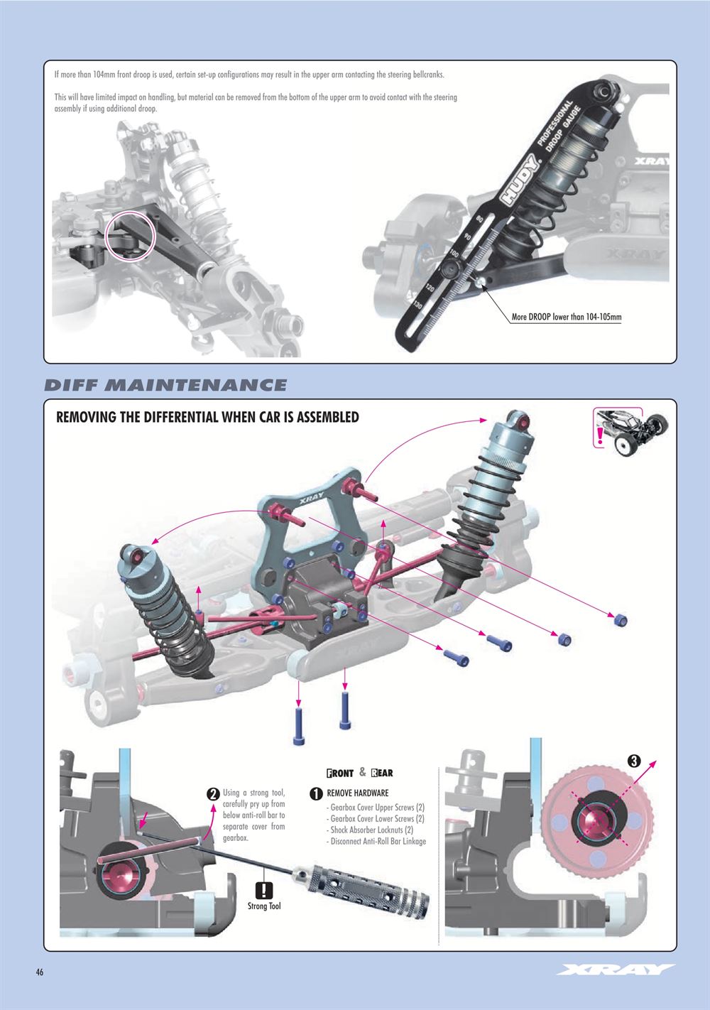 Xray - XB8E 2025 (XB8E'25) - Manual - Page 46