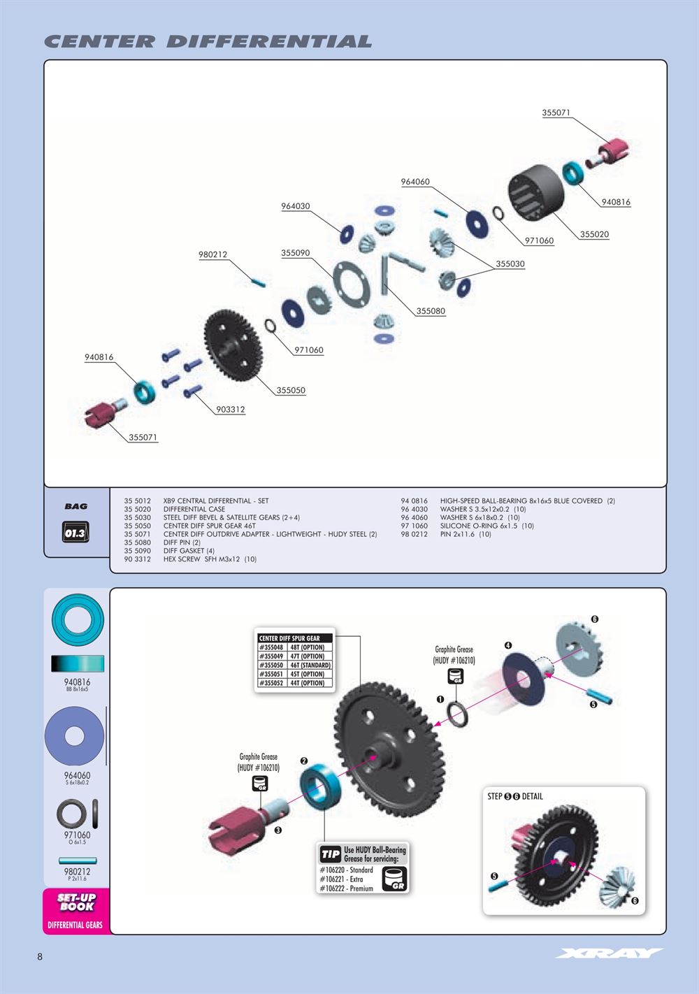 Xray - XB9 2012 - Manual - Page 8