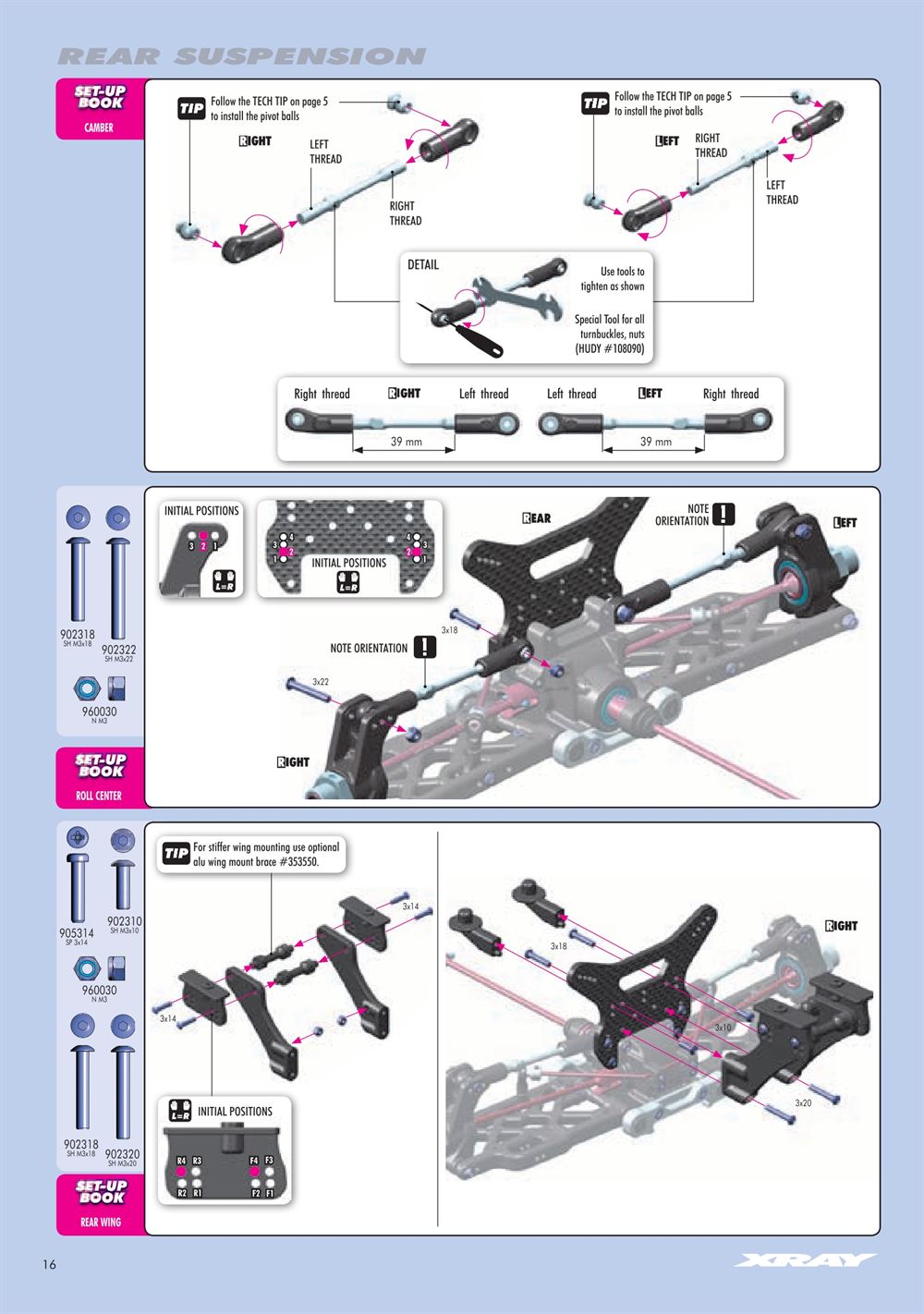 Xray - XB9 2012 - Manual - Page 16