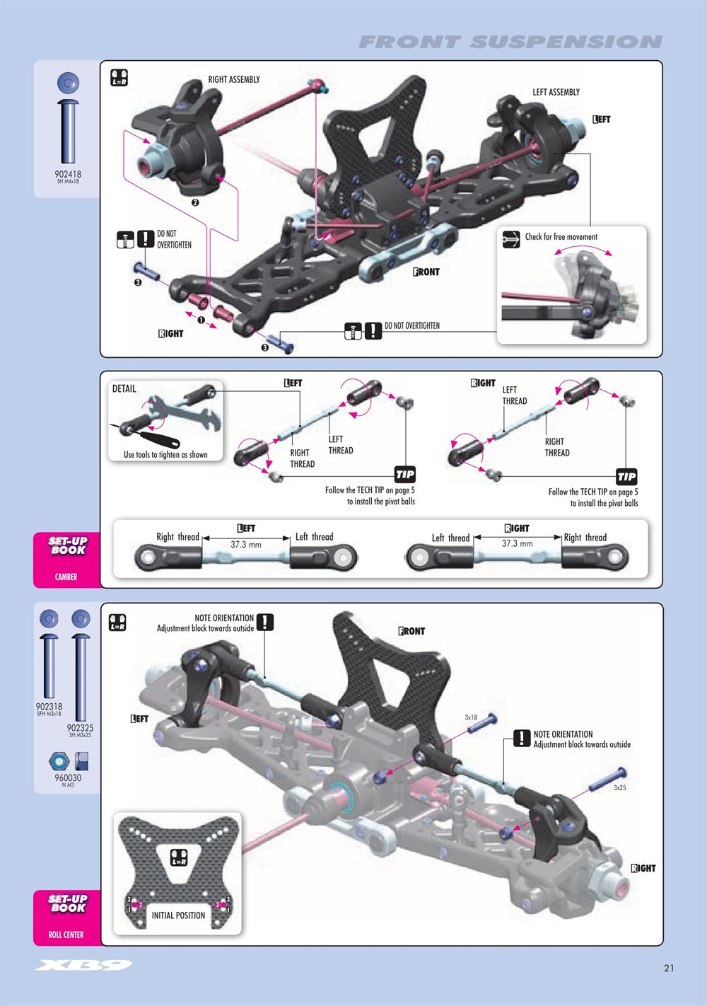 Xray - XB9 2012 - Manual - Page 21