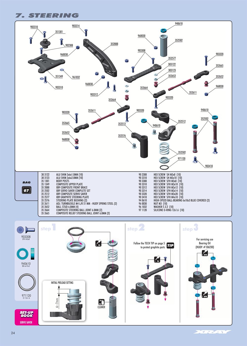 Xray - XB9 2012 - Manual - Page 24