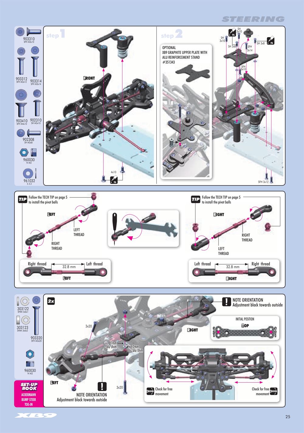 Xray - XB9 2012 - Manual - Page 25