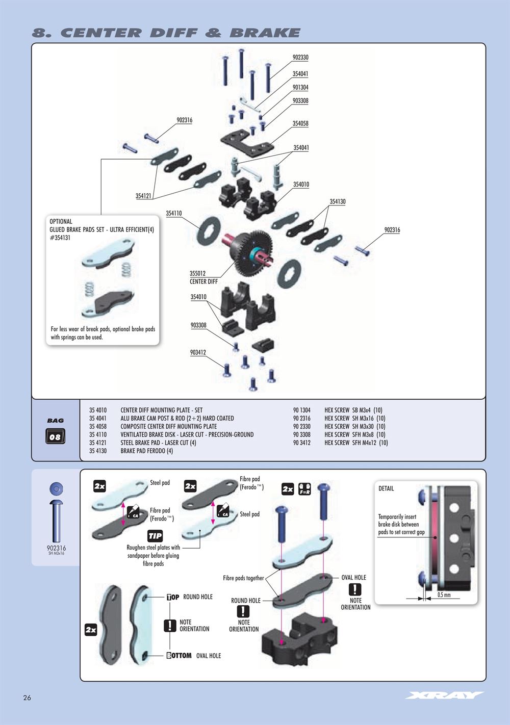 Xray - XB9 2012 - Manual - Page 26