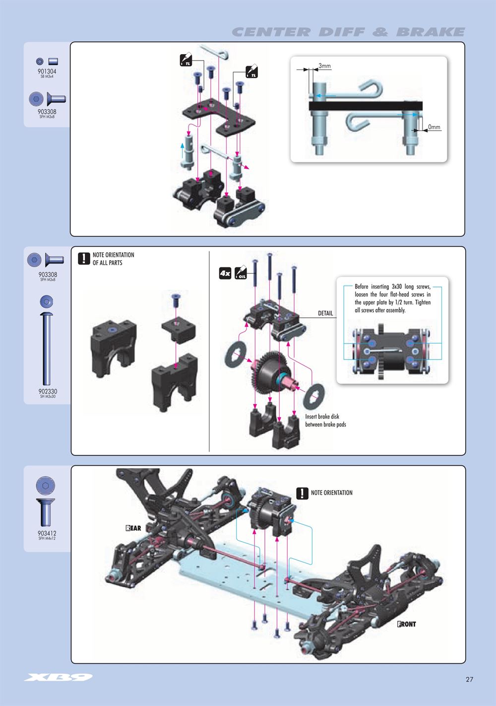 Xray - XB9 2012 - Manual - Page 27