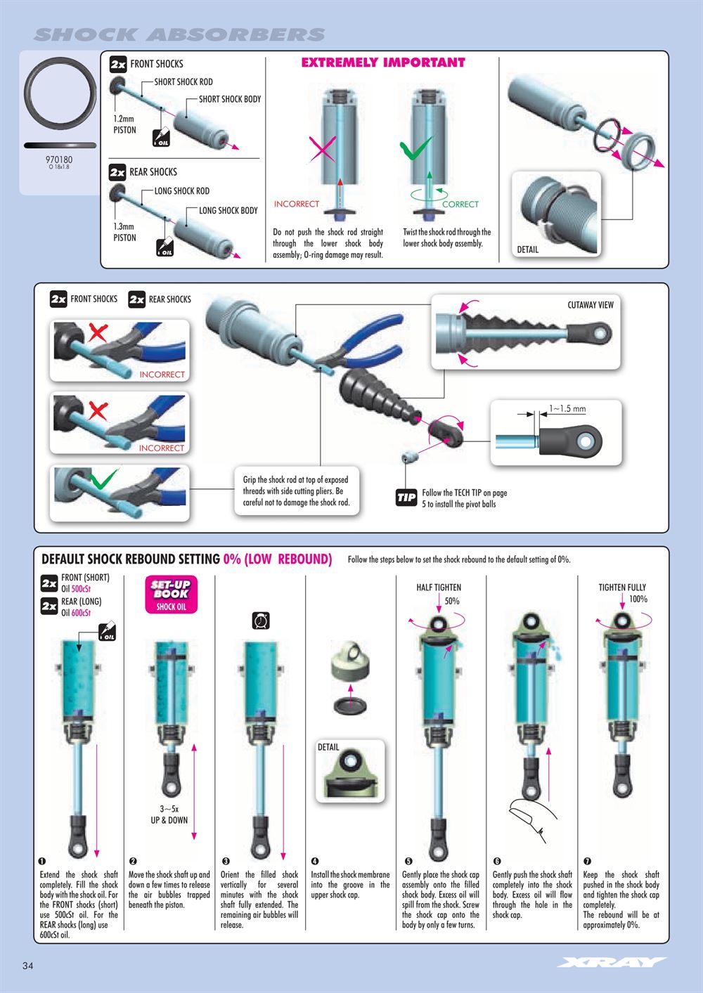 Xray - XB9 2012 - Manual - Page 34