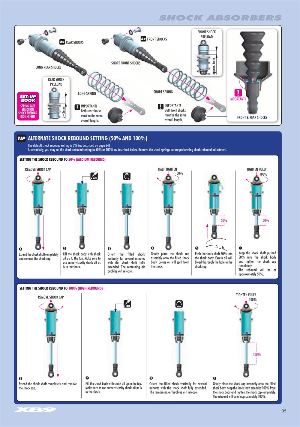 Xray - XB9 2012 - Manual - Page 35