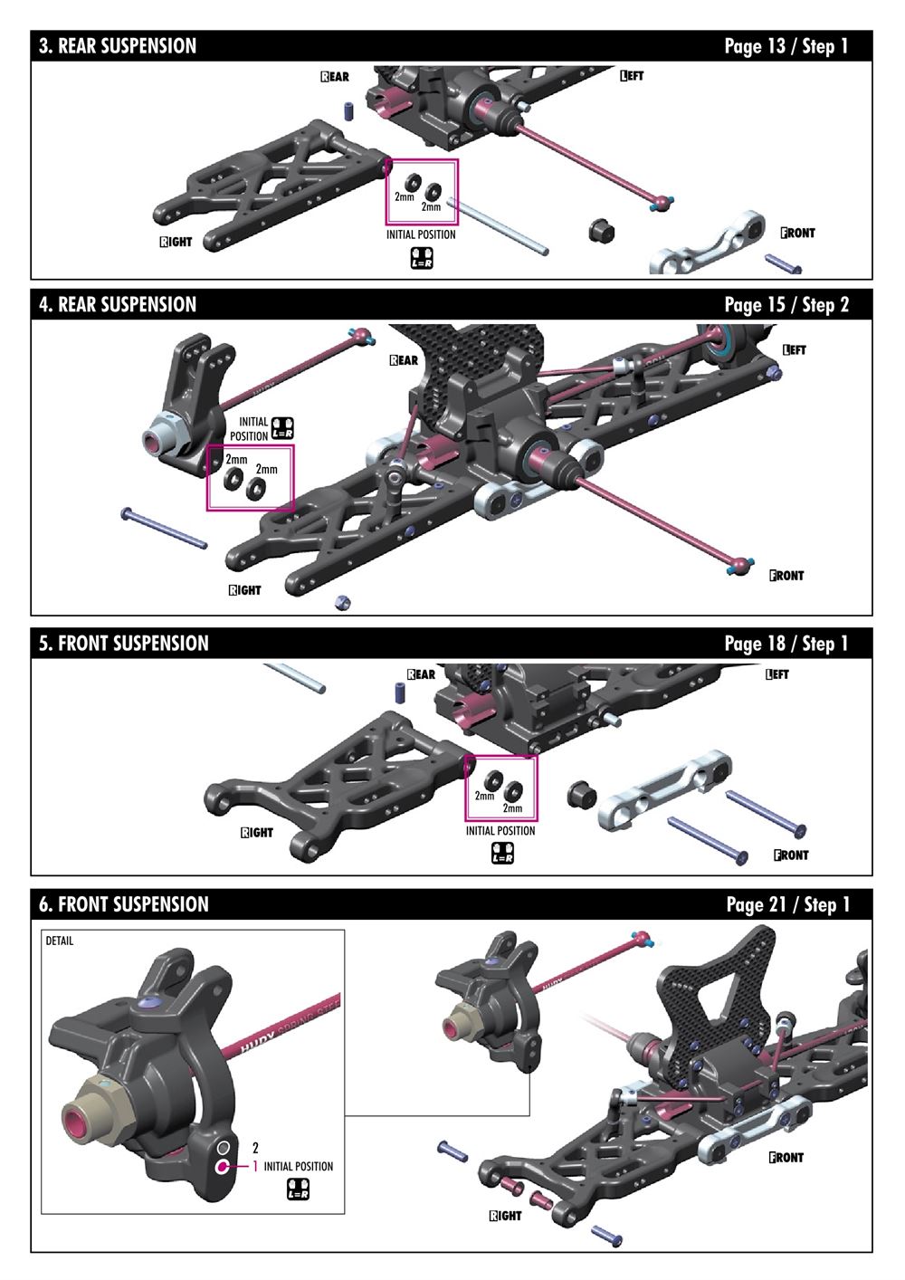Xray - XB9 2013 - Supplementary Manual - Page 2