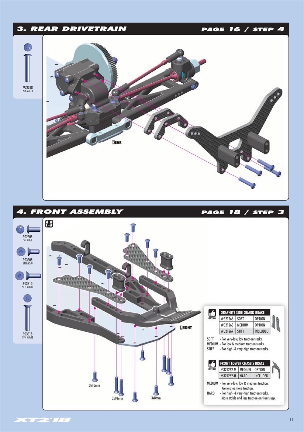 Xray - XT2 2018 (XT2'18) - Dirt Edition Supplementary - Page 11