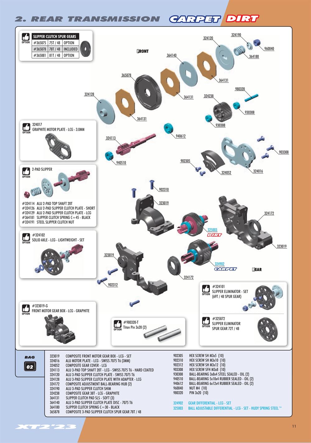 Xray - XT2C 2023 (XT2C'23) - Manual - Page 11