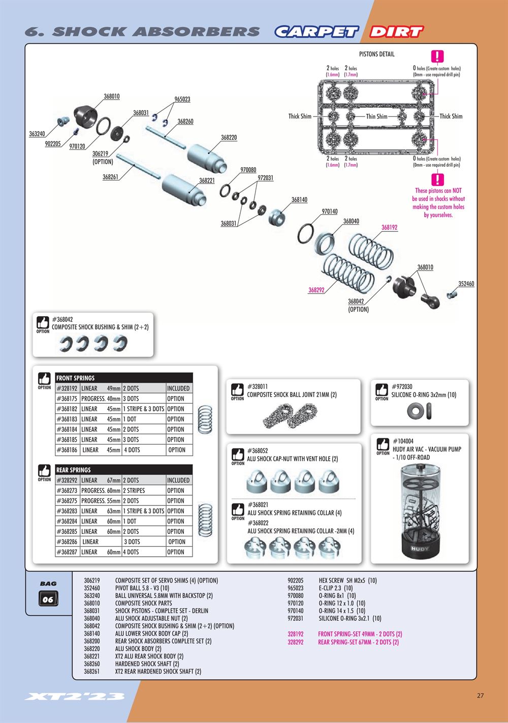 Xray - XT2C 2023 (XT2C'23) - Manual - Page 27