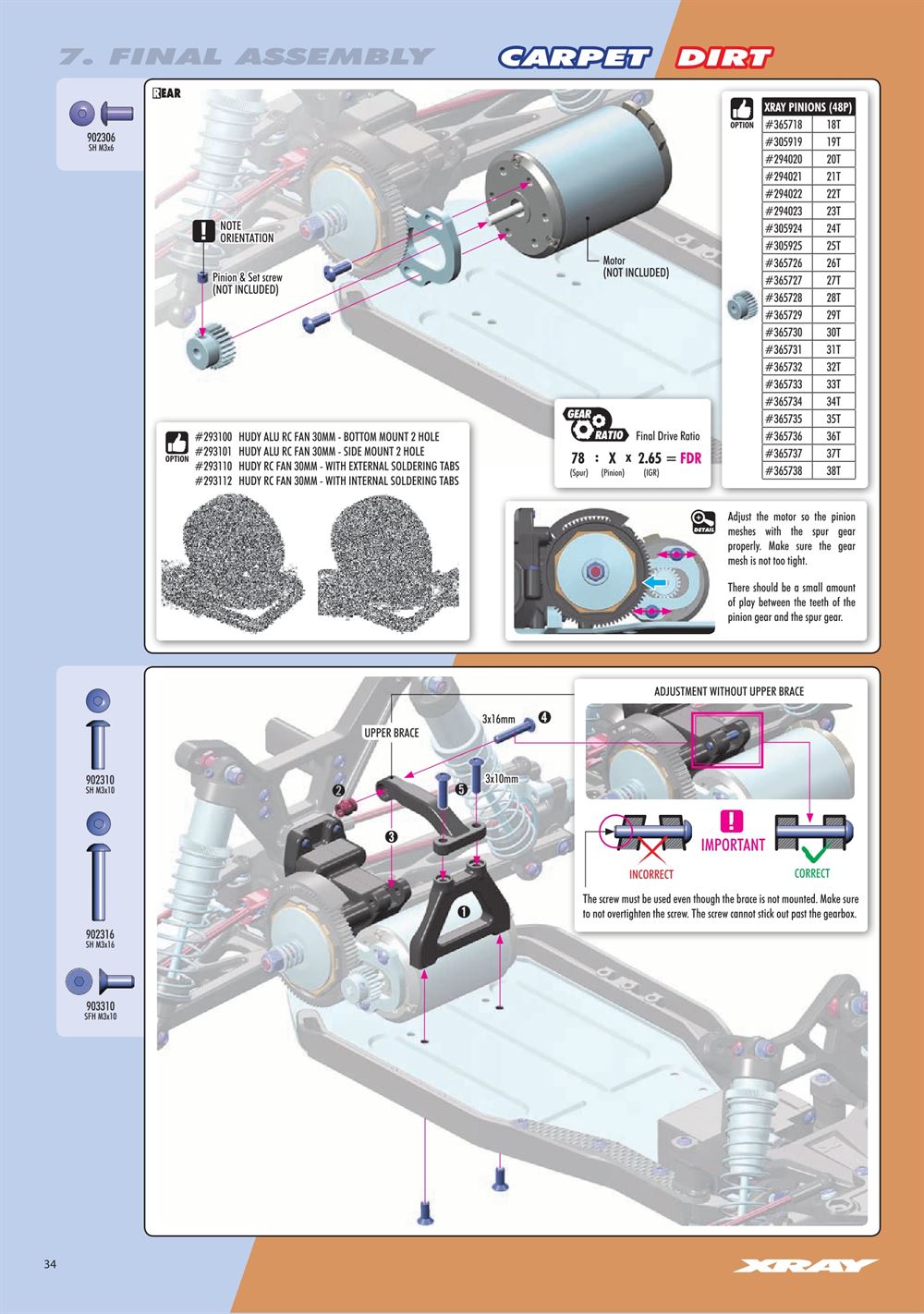 Xray - XT2C 2023 (XT2C'23) - Manual - Page 34